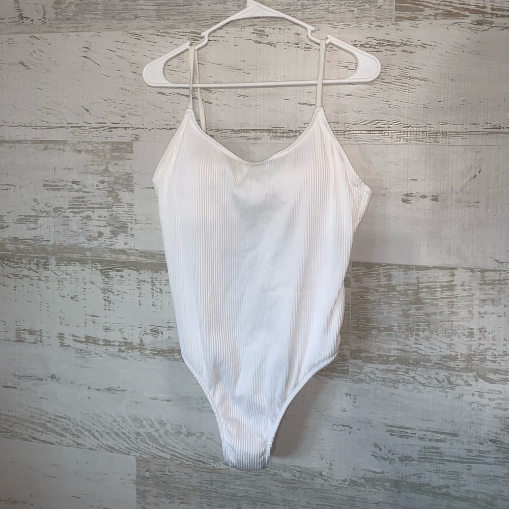 Xhilaration white one piece swimsuit